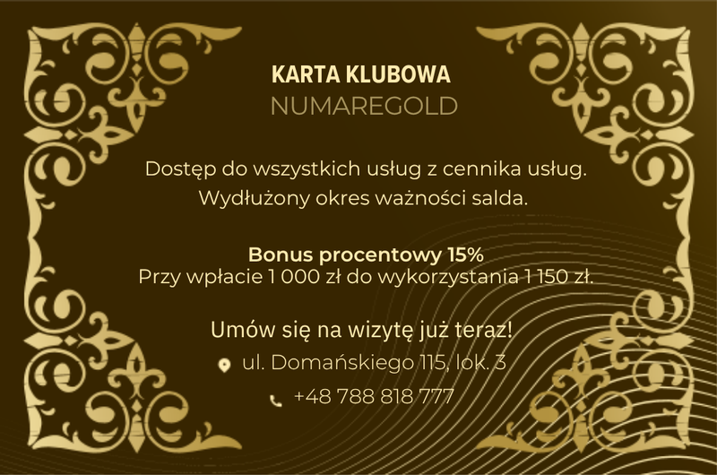 Karnet Klubu Numare — Gold — Numare Opole